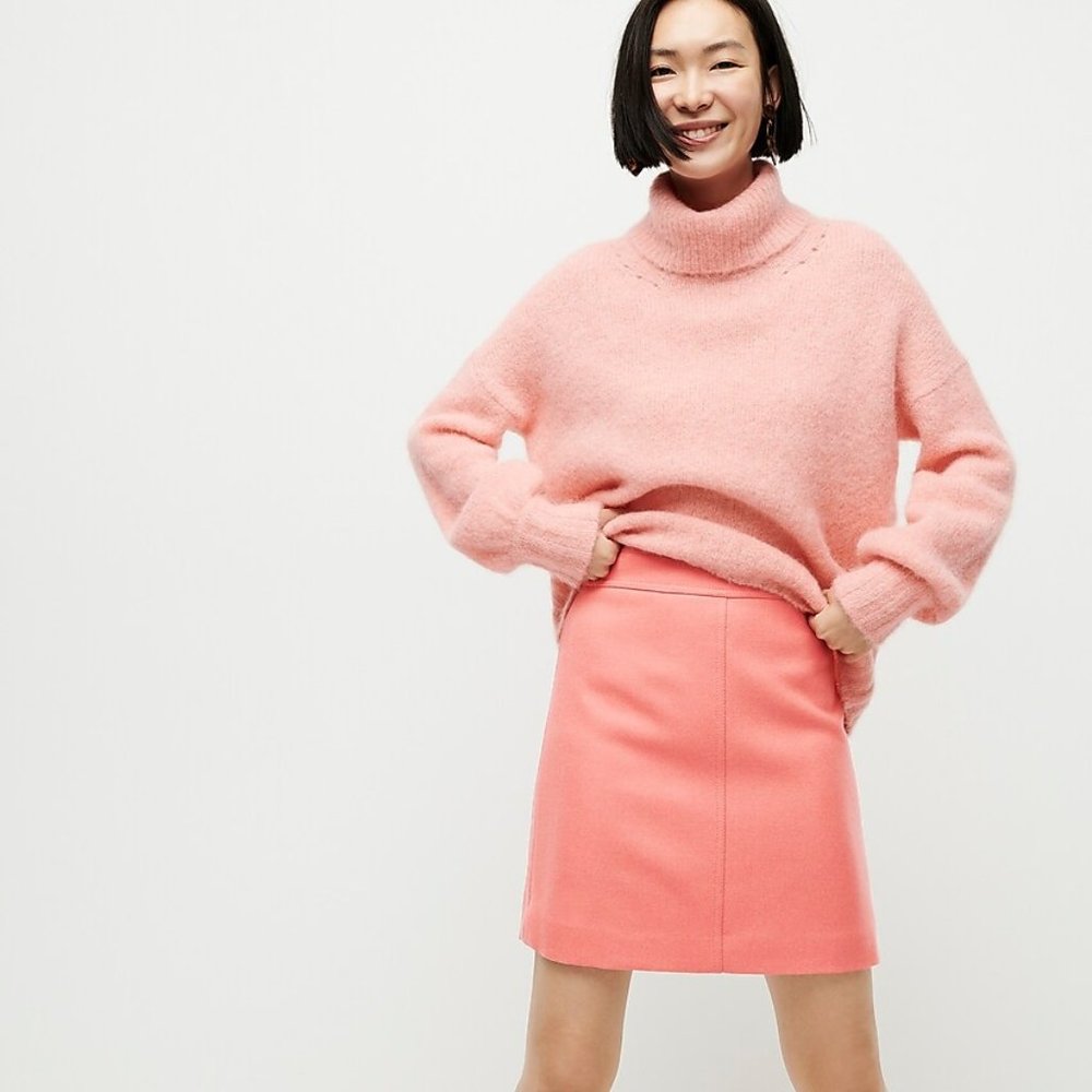 NEW with TAGS J. Crew Princess Skirt in Double-Serge Wool (size 4)